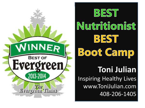 Toni Julian Awarded Best Nutritionist in the Area by Times Media